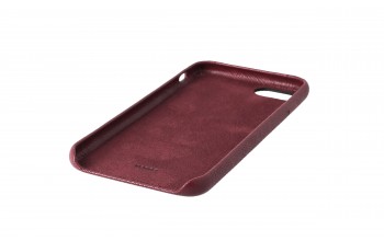 Leather Case for iPhone 8 bordeaux red