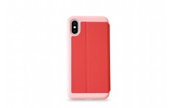 Bookcase for iPhone X Rubin red