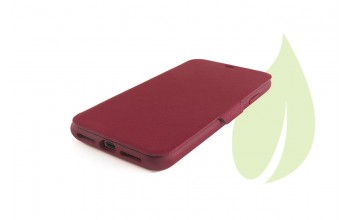 Bookcase for iPhone XR GreenNu - cherry red