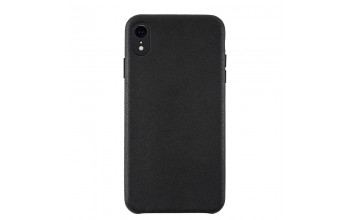 Leather Case for iPhone XR-black