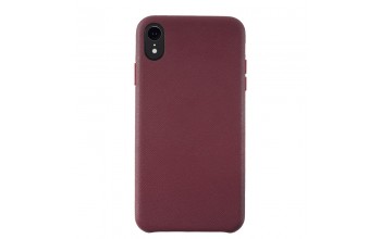 Leather Case for iPhone XR-pear red
