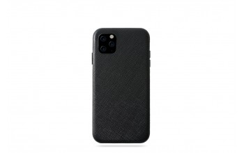 Faux Leather Case for iPhone 11 Pro Max - black